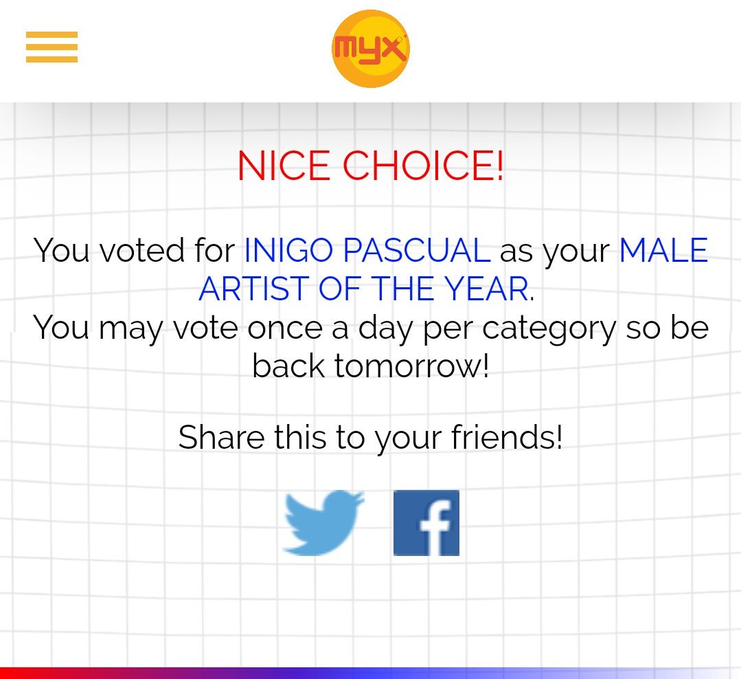 IPvotingTeam's tweet photo. Wwaaazzuuupp! 
Keep on voting for @InigoDPascual 💎 Lezzzgggoooww. Thank you. https://t.co/SDmgHfMOaU
