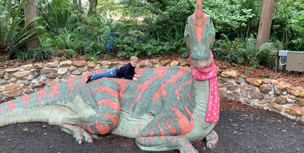 JKyleAubrey's tweet photo. Animal Kingdom treated us well today—despite the consistent rain. Observations: Our boys loved looking at animals, #KeatonJames is NOT a fan of Dinosaur, and #ReidNicholas has perfected the art of taking a power nap! #SpringBreak2019 #WDWObsessed #PassholderLife https://t.co/ohep4twYCo