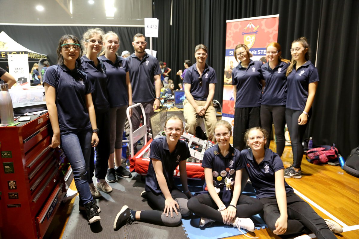 StCatherinesSyd's tweet photo. The competition was fierce and St Cathode’s did an amazing job at the @FirstAustralia Robotics Competition amidst strong international teams. Congrats to all the girls and their mentors. Thanks to our sponsors @ACSNSW and @AUP_IT https://t.co/JEEbbXVWsP