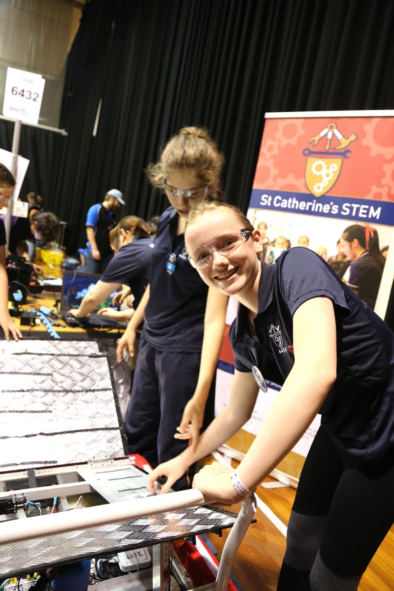 StCatherinesSyd's tweet photo. The competition was fierce and St Cathode’s did an amazing job at the @FirstAustralia Robotics Competition amidst strong international teams. Congrats to all the girls and their mentors. Thanks to our sponsors @ACSNSW and @AUP_IT https://t.co/JEEbbXVWsP