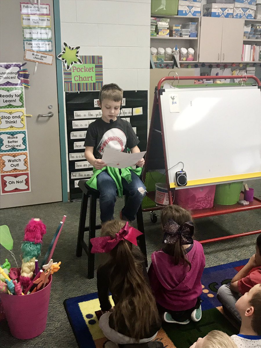 cstokes_stokes's tweet photo. Loved having another former student come back to share his writing with my current class! Thank you Mrs. Larson for sending him our way!
#WillisISD #kindertribe #BeTheGood #TurnerTribe https://t.co/4dpuISehUJ