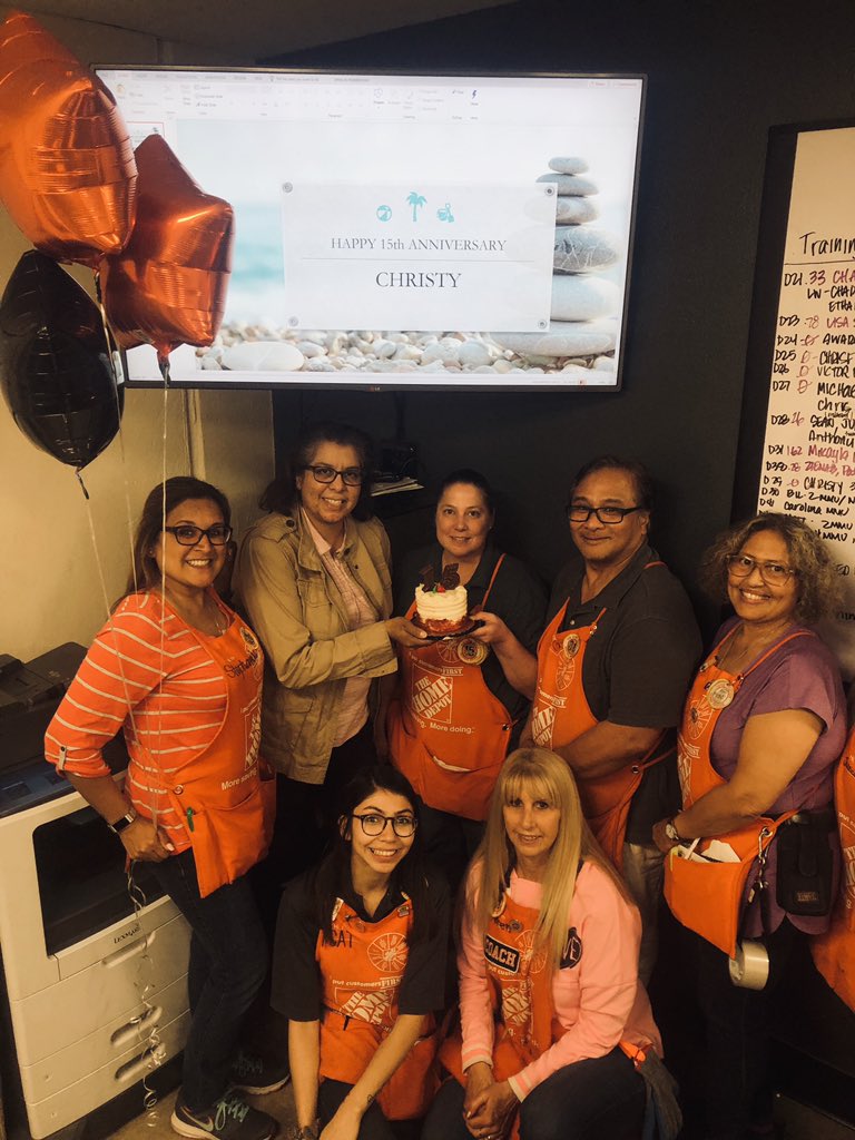 Specialty Tuesday at 6650! Celebrating my Designer Christy’s 15th year with the Company! I have  the BEST group of specialists!@HomeDepot6650 @DesireThorpe @Allen83hd <a href="/GardenGroveHD/">Garden Grove #6639</a>