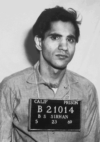 FechasImporta's tweet photo. Un día como hoy en 1944 nace #SirhanBisharaSirhan, asesino palestino. responsable del asesinato del senador #RobertKennedy el 5 de junio de 1968. Cumple 75 años. https://t.co/yke4BsRKPm