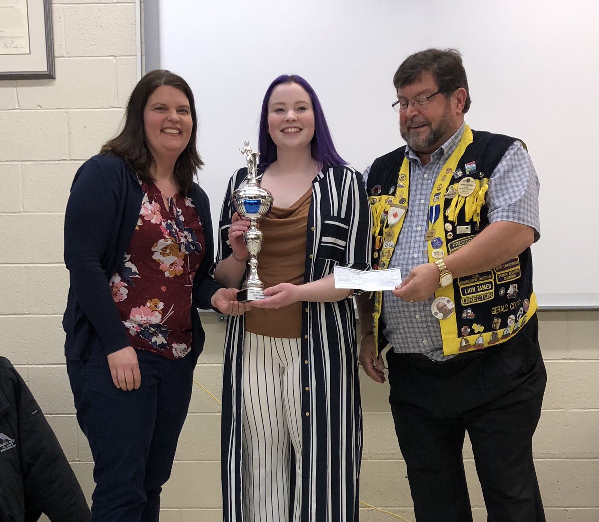 YoungDriversNL's tweet photo. Congratulations to Emily March-MacCuish on her 1st place win in Sr Speak Off and to all participants! #mountpearllions #mpsh #odonel #mountpearl https://t.co/Y01x5ql75E
