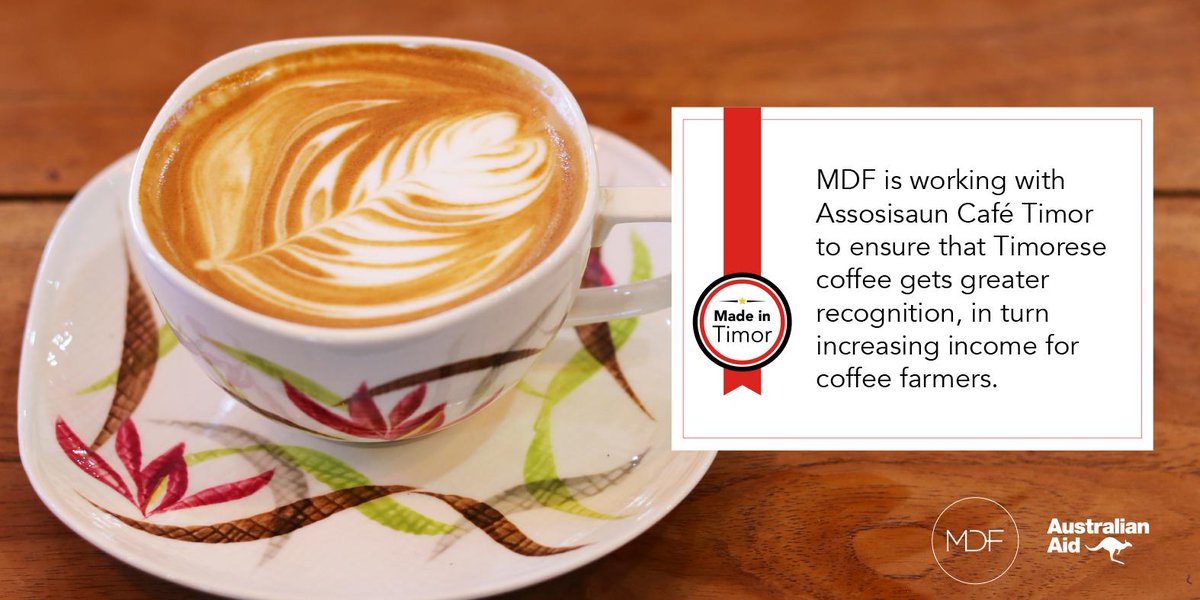 MDFGlobal's tweet photo. To help you get through #humpday, what better way than with a steaming cup of strong, black coffee #MadeInTimor? Timorese coffee rates among some of the best in the world! Next time you reach for your instant coffee fix, think about switching to a locally grown blend. @AusAmbDili https://t.co/y5YFKhae8W