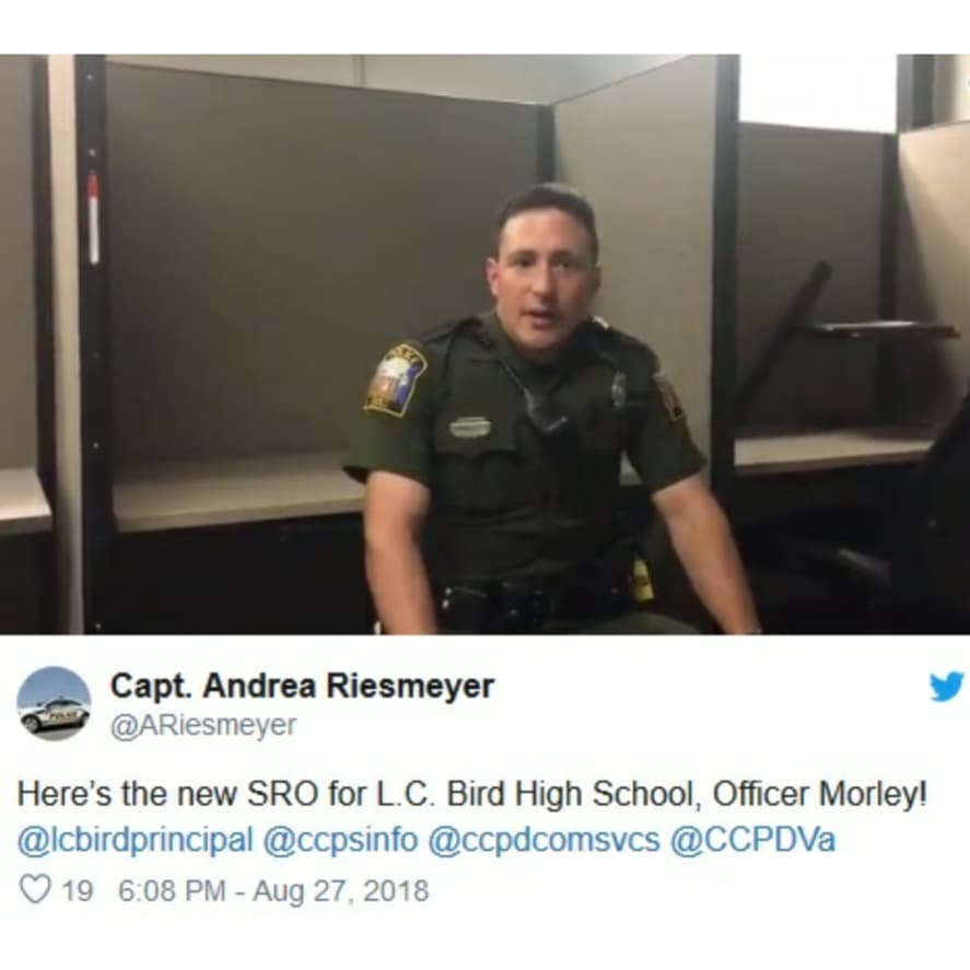 RVANewSouth's tweet photo. How deep does the network of White Supremacist KKKops run throughout the Commonwealth of Virginia? This concern should be taken very seriously and investigated under the direction of @GovernorVA https://t.co/2mMTwXNVou