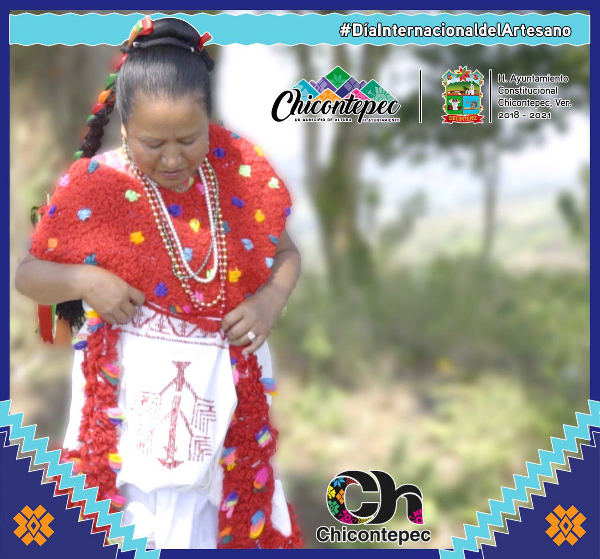 ChicontepecMx's tweet photo. En el #DíaInternacionaldelArtesano conmemoramos  a todos los chicontepecanos que con sus manos cuentan historias a través del bordado #ElÁrboldelaVida y a todos los artesanos en general:

Un pueblo que vive sus tradiciones, es un pueblo con identidad. #Chicontepec https://t.co/Q2XZnWOce4
