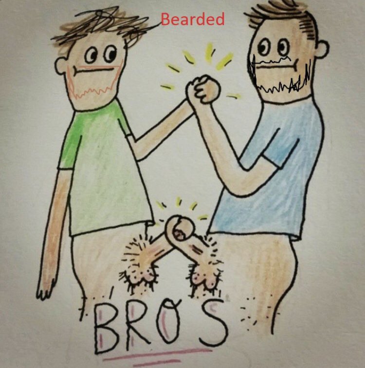 chokeonritalin's tweet image. Next to her poster of East Side Dave and yours truely. #BeardedBros