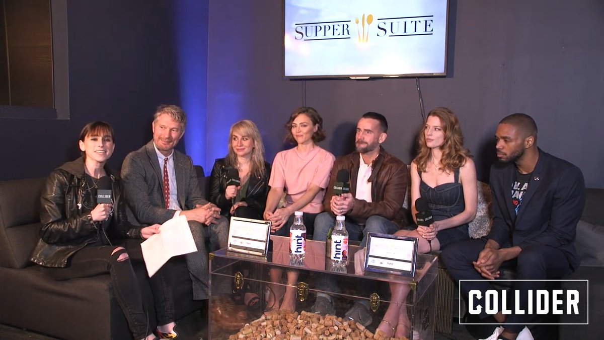 SteveCalderon85's tweet photo. Perri Nemiroff sits down with #CMPunk, #TriesteKellyDunn, #ElissaDowling, #SarahBrooks, #TravisDelgado and writer-director #TravisStevens in the @ColliderVideo Studio at #SXSW to talk about their film #GirlinTheThirdFloor. #ColliderSXSW via @ColliderQuick
https://t.co/ql8osAsRht https://t.co/fbejEmC5Fe
