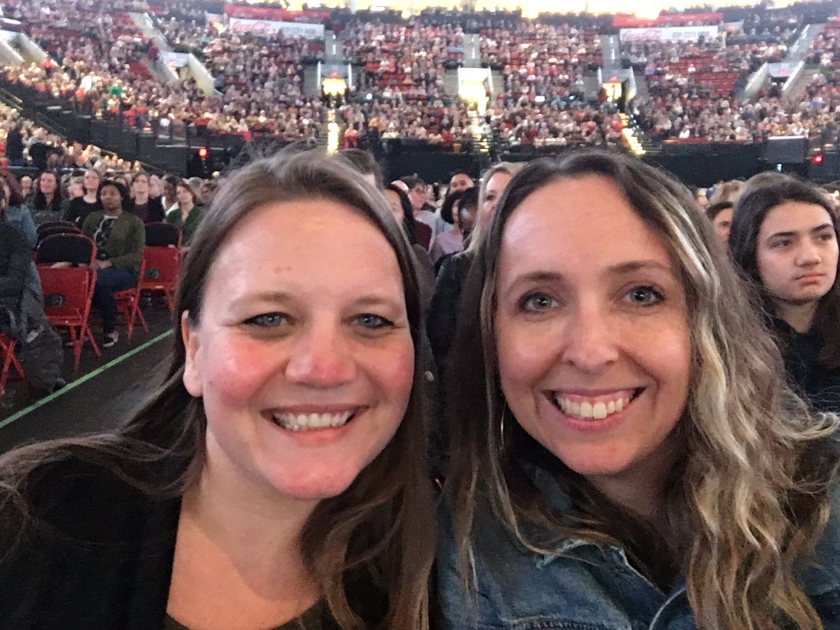 So happy to spend the evening with a wonderful friend...and Michelle Obama! #iambecoming