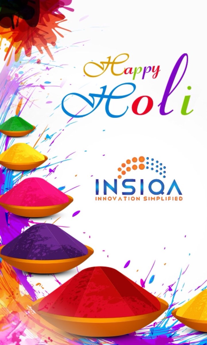 InsiqaTech's tweet photo. Happy HOLI !! https://t.co/MavPmc44w6