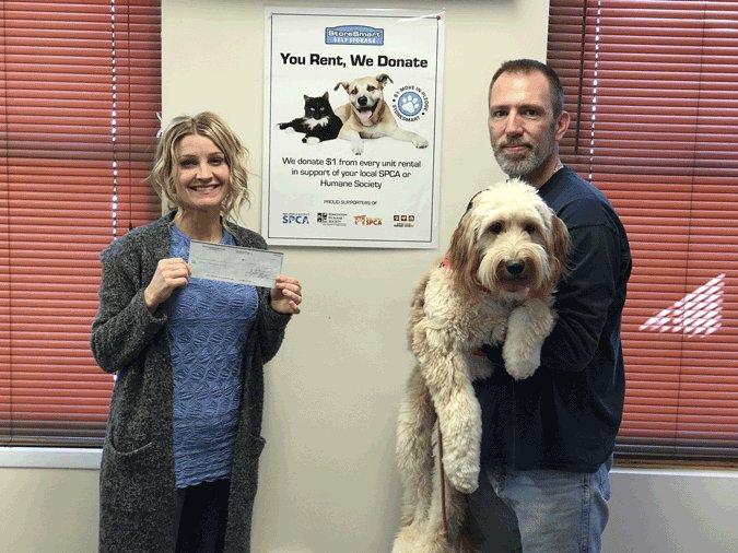 StoreSmart's tweet image. You Rent, We Donate! Through the StoreSmart $1 Move-In Pledge, we have raised more than $8,500 in support of local SPCAs and humane societies! Go to StoreSmart.ca/About-Us/Commu… to learn more. #opt2adopt #animalwelfare