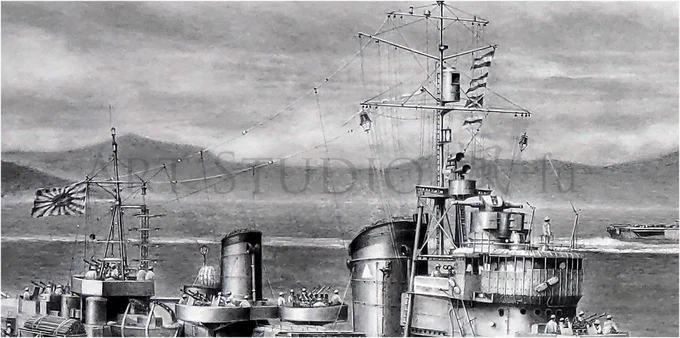 鉛筆画「駆逐艦 雪風 2605」 #艦船 #鉛筆画 #軍艦 #日本海軍 #鉛筆 #太平洋戦争 #艦隊これくしょん #駆逐艦 #鉛筆艦船画 #雪風 https://t.co/vp7dCJ8GEn 
