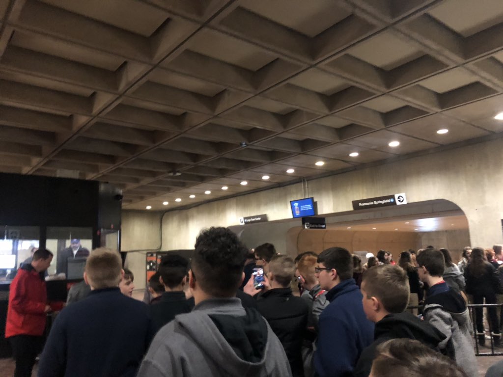 thysell's tweet image. First experience on a subway for many of these Jaguars #ncsdc2019