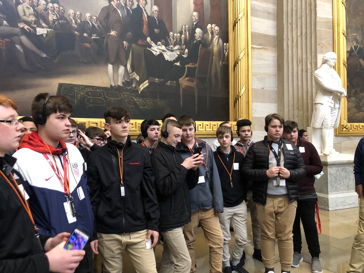 thysell's tweet image. Capitol Building tour #ncsdc2019