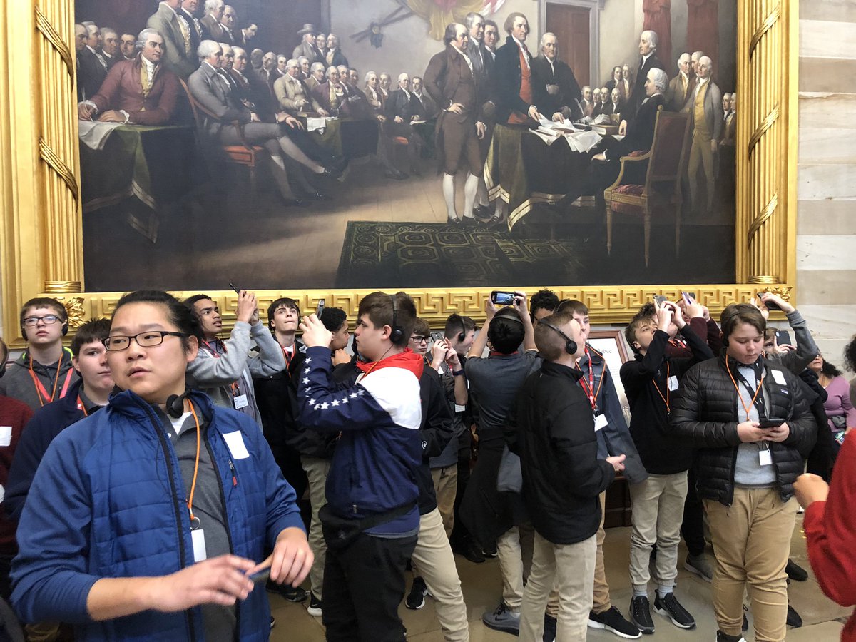 thysell's tweet image. Capitol Building tour #ncsdc2019