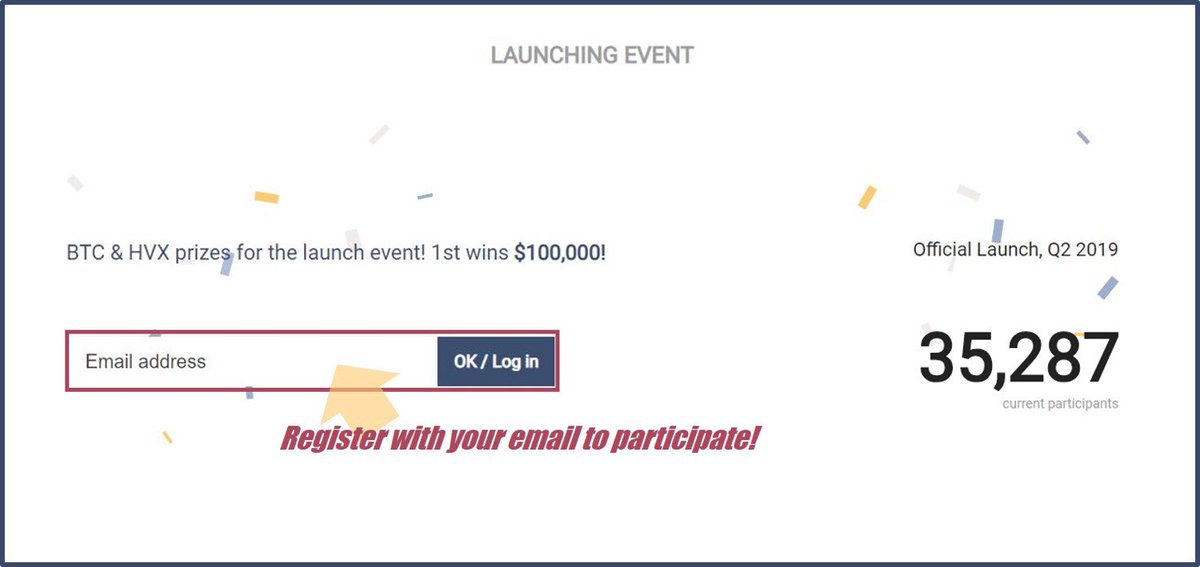 havaex_official's tweet photo. How to participate!🤓
1. Register with your email
2. Refer your friends to gain HVX
3. Follow us on SNS Channels
4. Be in the TOP 50 to receive BTC!
5. Details: https://t.co/t0u74hSlYG
#havaex #hvx #airdrop #event #btc #btc_futures #eth_futures https://t.co/9kmxLWPIMT