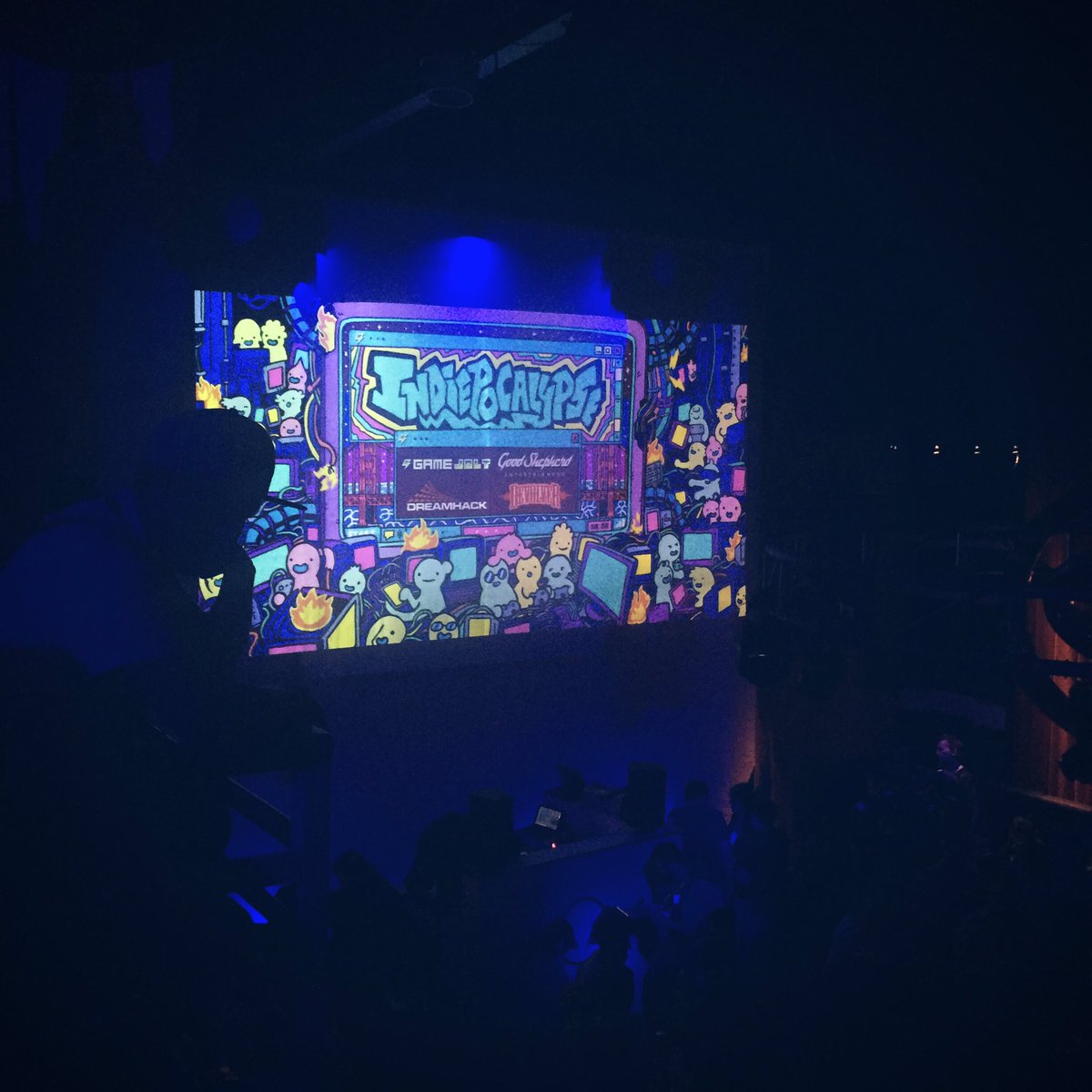 bosscatgames's tweet photo. Awesome to see all the initiative indies at #indiepocalypse #GDC19 https://t.co/erb9OzRyxH
