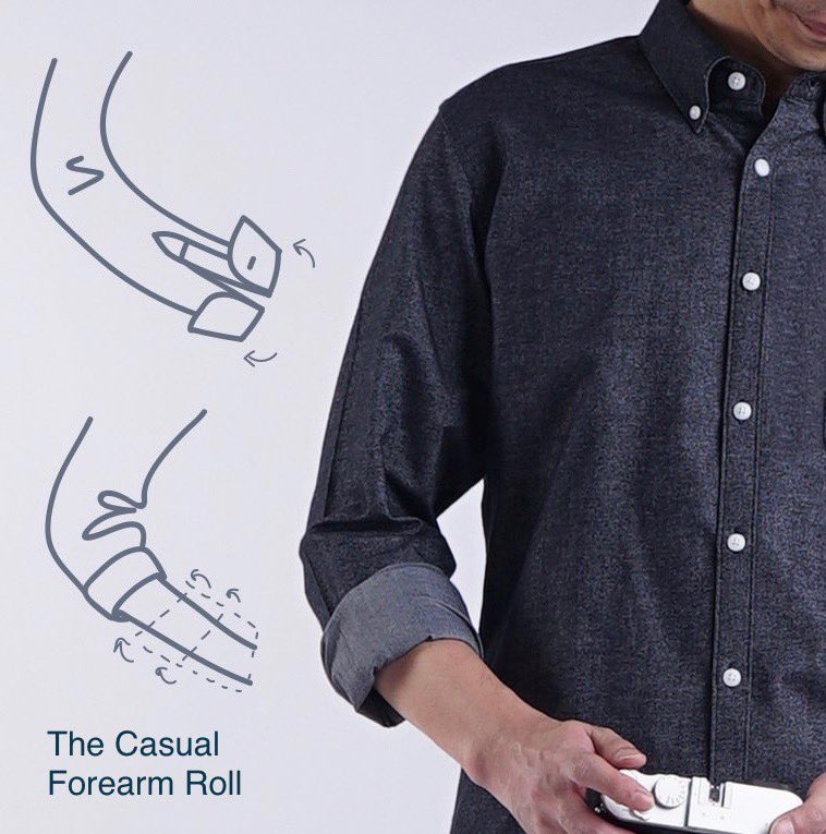 CottonTheFirst's tweet photo. Roll roll roll your sleeves. Gently down the seams. Merrily merrily, merrily, merrily. Rolling is but a dream…

Are you Basic, Casual, or Master?

Learn the Art of Rolling. Because life is too short. Impress your friends. #howtoroll #shirt #mensfashion #menswear #style https://t.co/oETQzrA3r6