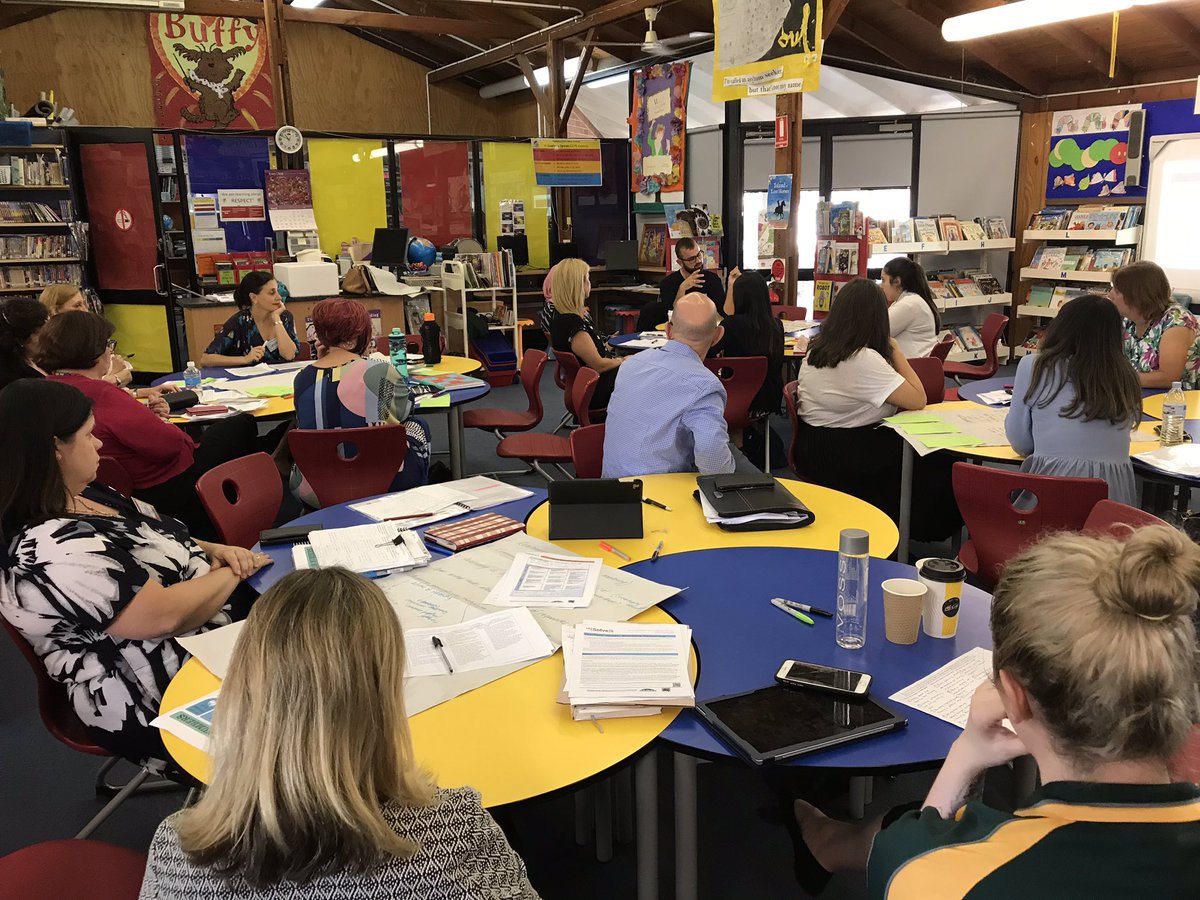 Day 1 of Instructional Rounds at #GranvilleEastPS led by @Nanabarb99. Team <a href="/OldGuildfordPS/">Old Guildford PS - Built on Darug Land</a> loved working alongside colleagues from <a href="/EnfieldPS/">EPS</a> and #BurwoodPS. We were all challenged through rich readings and stimulating discussions <a href="/DSafrglani/">Diane Safrglani</a> <a href="/vickywally/">vicky farrelly</a> <a href="/GraceLattuca/">Grace Lattuca</a>
