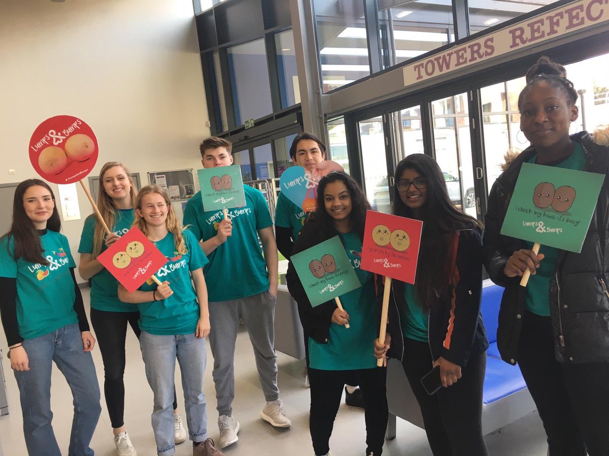 It’s #LumpsAndBumps day today!! First stop of our roaming pod, Towers. Join us, get nuts and check yourselves #LboroFamily