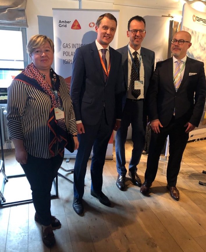 Participation in #PCIdaysEU in Brussels brings us new opportunities to learn more about such infrastructure projects to be done in best way. #AmberGrid colleagues present gas interconnection project GIPL between 🇱🇹and 🇵🇱to be commenced by the end of 2021.