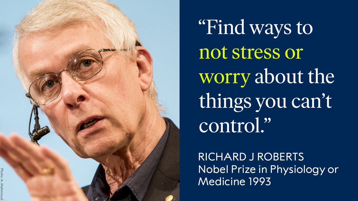 NobelPrize's tweet image. How can we live healthier and happier?

Stress less, according to Nobel Laureate Richard Roberts: “I do not stress, and I have never stressed. And I feel great!”

#InternationalDayOfHappiness