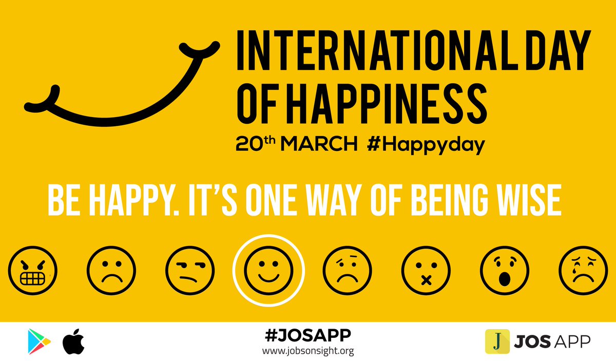 jobsonsight's tweet photo. Whoever is happy will make others happy tooβοΈ
Stay Happy π
Download #JOS and spread happiness this #InternationalDayOfHappiness #JOSAPP #happyday https://t.co/3XARKFvsur