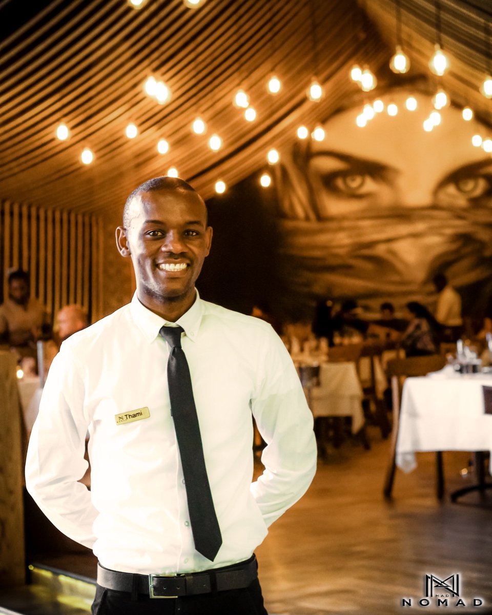 NomadByKream's tweet photo. Meet the team: Thami, one of our best MadNomads and managers. His greatest strength is his warm-hearted personality and ability to make sure that his happiness becomes your happiness. 👏💪👌 #turkishjourney #RestaurantManager https://t.co/Lqy9nkJo3Y