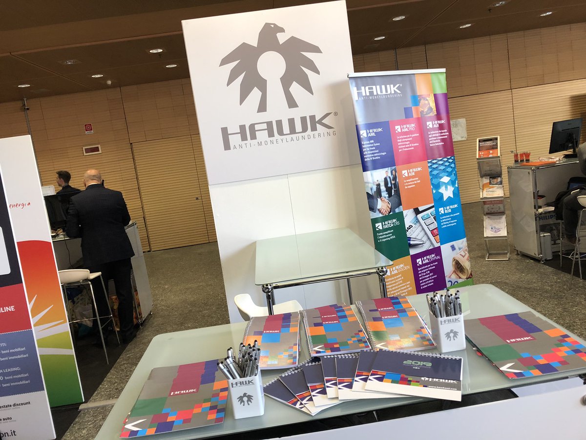 HawkAml's tweet photo. Presso l’elegante sede del Sole24 Ore a Milano sta per iniziare la nuova edizione di Lease 2019,Il salone del Leasing e del noleggio.
Ringraziamo la Newton per averci invitato anche quest’anno. #hawkteam #lease2019 #noleggio #leasing #aml @sole24ore https://t.co/rdcuAw3IAf