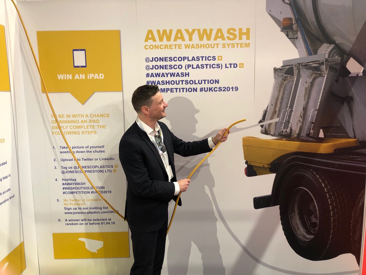 HymixUK's tweet photo. ⁦@JonescoPlastics⁩ #awaywash #washoutsolution #Competition #ukcs2019 ⁦@HymixUK⁩ https://t.co/GJ9ggMuWjd