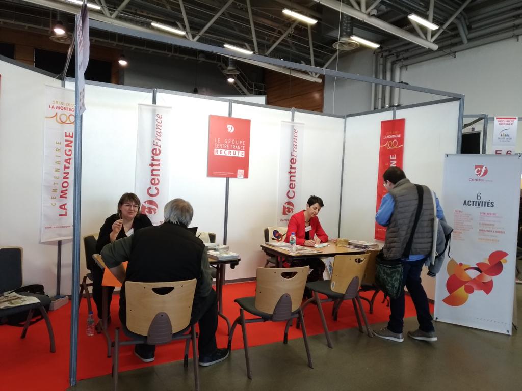 CentreFrance's tweet photo. Notre équipe @recruteCF et notre référente #Handicap vous attendent au stand E5 de #HandiSup #Auvergne 
#CentreFrance_Sengage https://t.co/VDGyyjYIyd