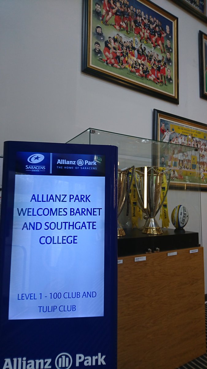 BSC_Computing's tweet photo. @barnetsouthgate staff development day @AllianzPark. Home of the Saracens. Now... who brought a ball? #BSCSDD #bepartofourstory #geoffpetty https://t.co/15VwoTQMGE