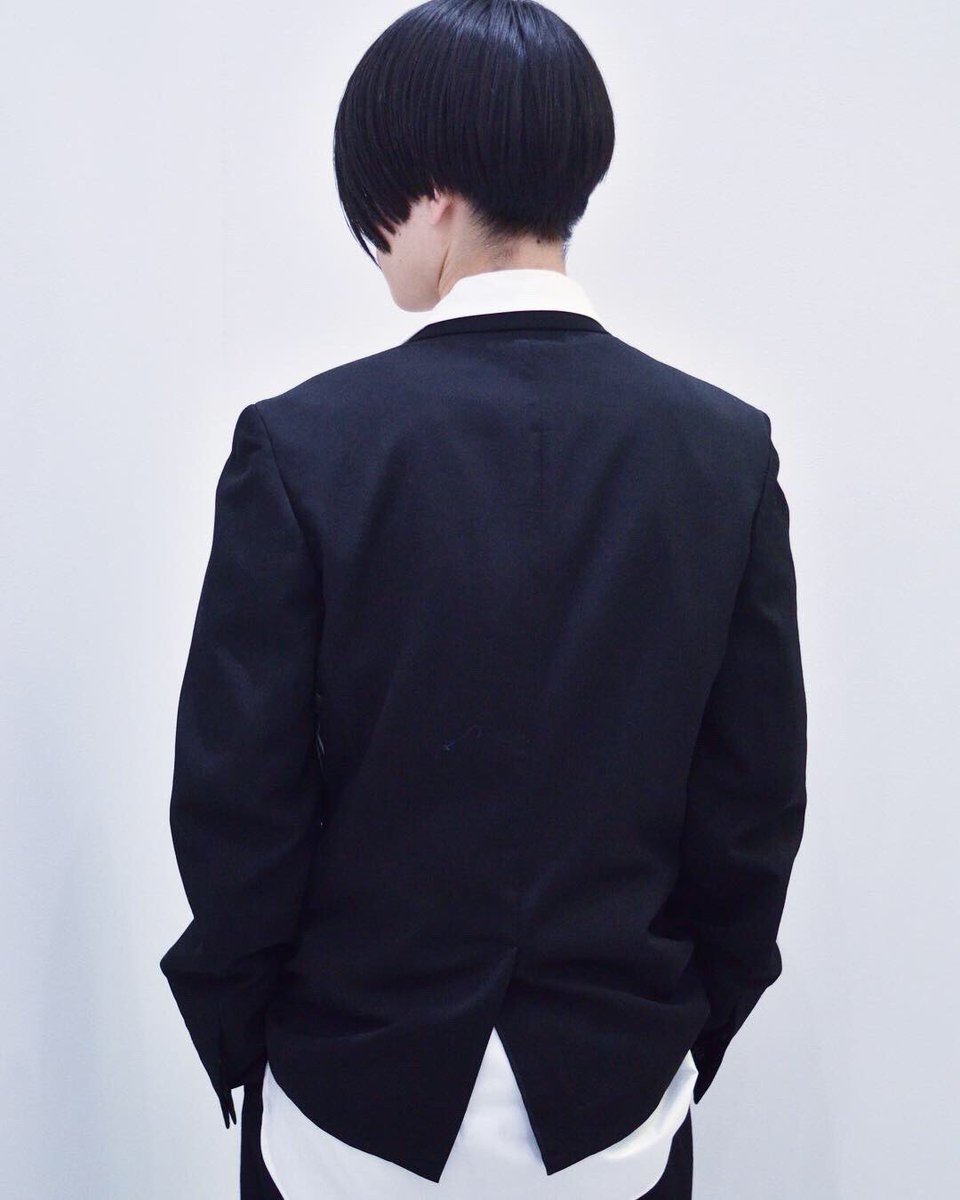 POUR HOMME】08SS REPLICAよりウールギャバジンを使用した鳩の抜染を