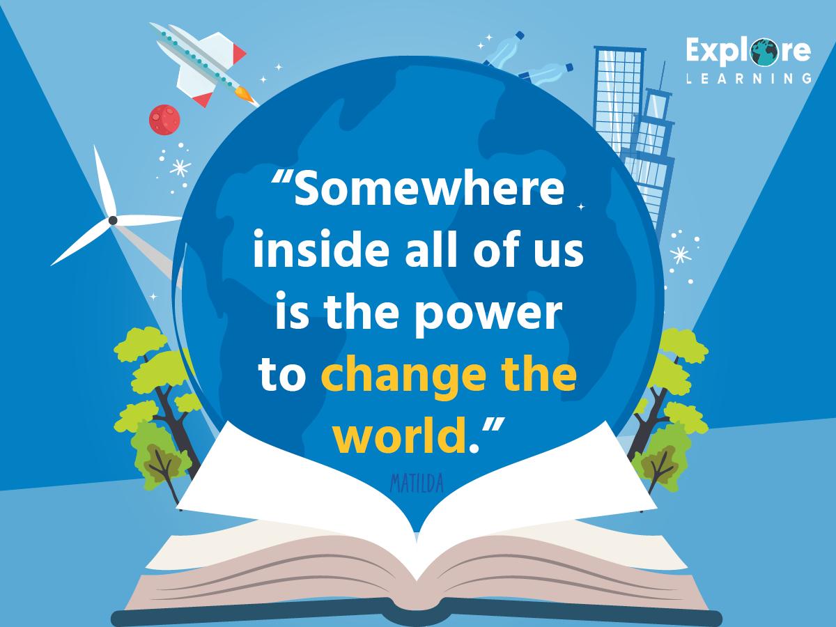 "Somewhere inside all of us is the power to change the world." ~ Matilda. 
How would you change the world? Tell us a 500-word story about it for our #WritersAwards! bit.ly/2CfN8Qf #WednesdayWidsom