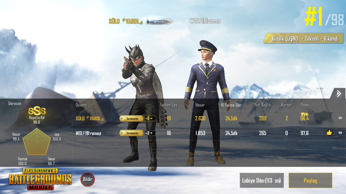 suleymanvarol_'s tweet photo. Turnuva hazırlıkları 💪🏻 #PUBGMOBİLE #DUOvsSQUAD https://t.co/LEhIRWGjUQ