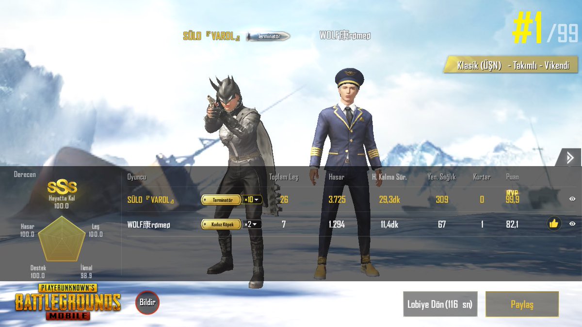suleymanvarol_'s tweet photo. Turnuva hazırlıkları 💪🏻 #PUBGMOBİLE #DUOvsSQUAD https://t.co/LEhIRWGjUQ