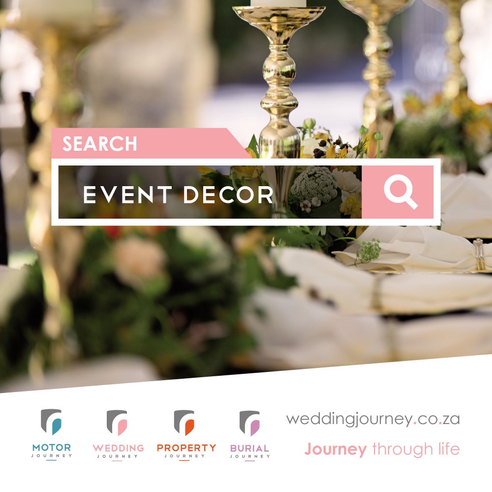 Find the best Wedding Décor service providers here at Wedding Journey

Visit: weddingjourney.co.za/services/weddi…

#WeddingDecor #WeddingSetup #DecorSetup #Wedding #Flowers #IDo #PerfectWedding #WeddingVendors #BrideToBe #WeddingPlanner #WeddingPlanning #OPW #Bride #Groom #WeddingJourney