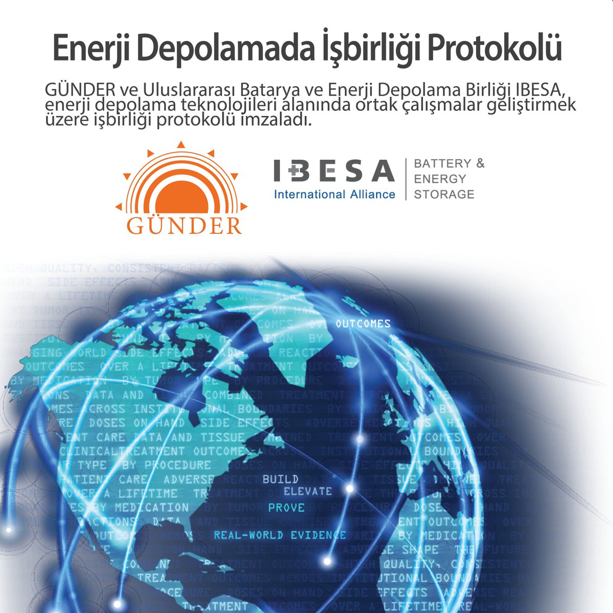 GunderSolar's tweet photo. GÜNDER ve Uluslararası Batarya ve Enerji Depolama Birliği IBESA, enerji depolama teknolojileri alanında ortak çalışmalar geliştirmek üzere işbirliği protokolü imzaladı. https://t.co/k1nmG6zrHa via #IBESA @GunderSolar #enerji #depolama #güneş #solarnergy #EnergyStorage https://t.co/n6Yeo0TXf8