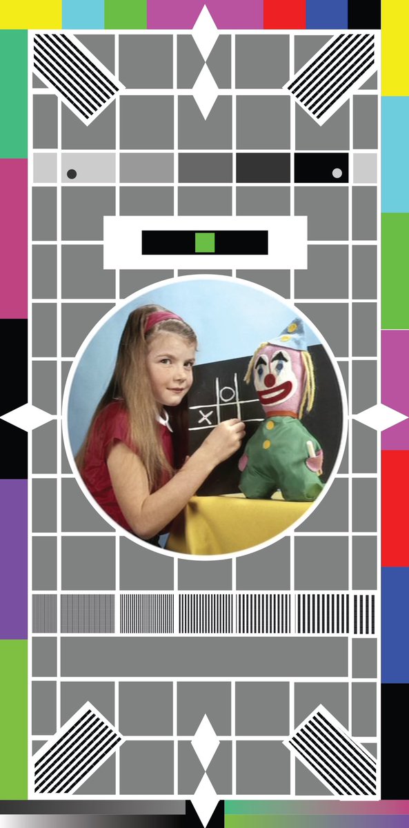 doktored's tweet image. Hello internet I made a mobile phone retro test card for XR format. Feel free to have it.
#testcard