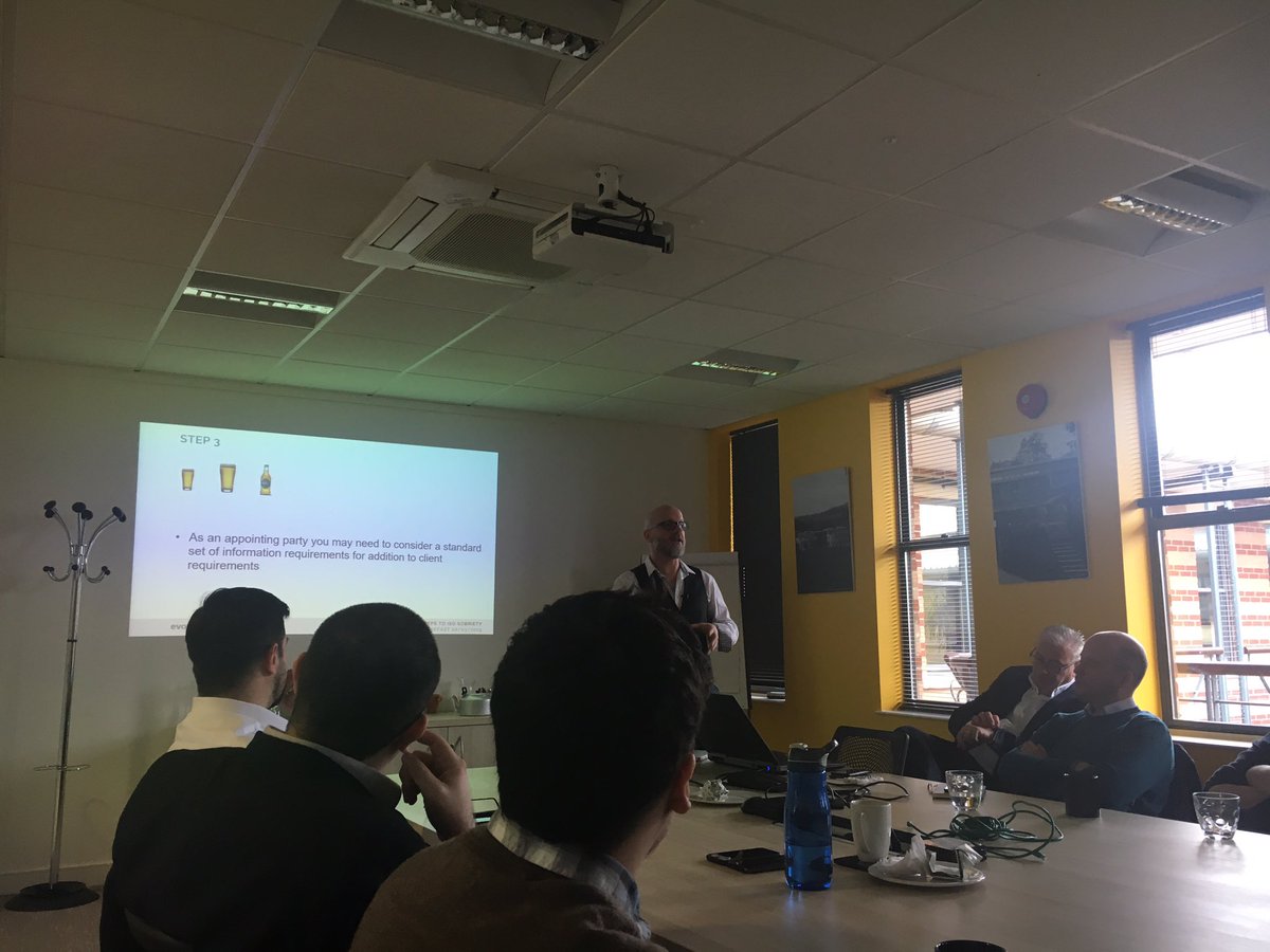 N.Davies <a href="/EvolveBIM/">Evolve Consultancy</a> elaborates that under #IS019650 as an appointing party you may need to add #informationrequirements to #clientrequirements #BIMRegSW #BIMbreakfast