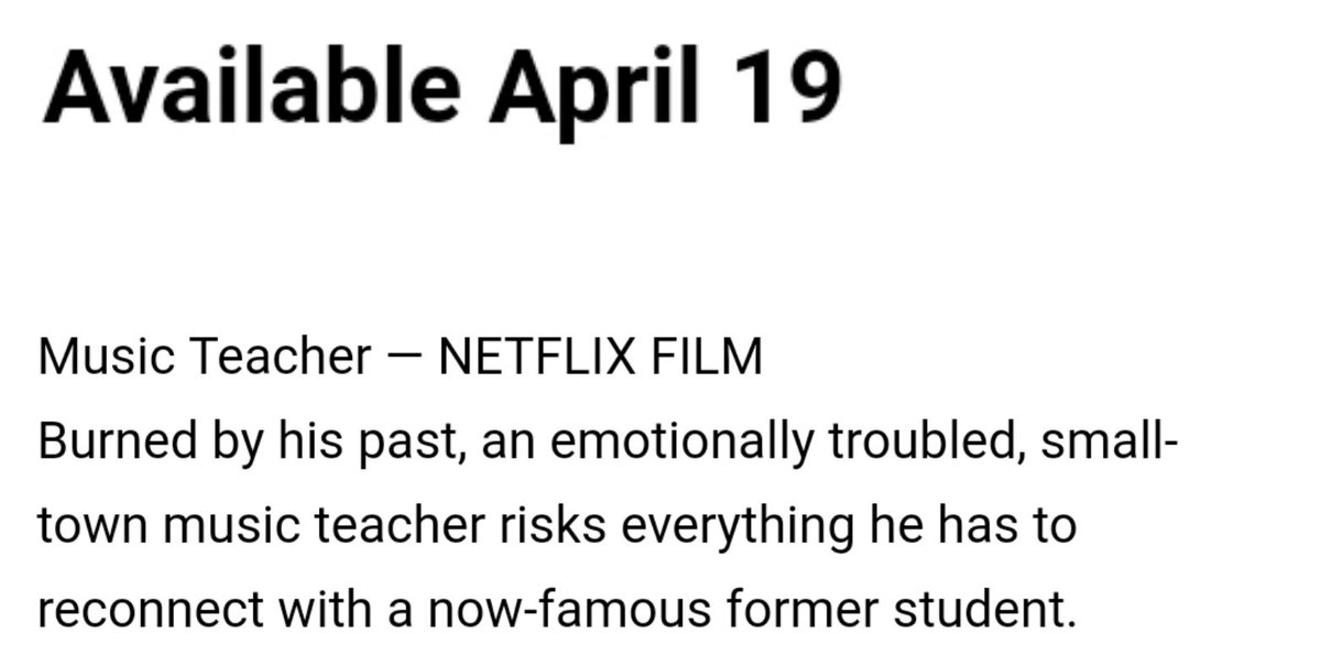 CinemaRareIN's tweet photo. #MusicTeacher by @sarthakdasgupta, feat. @Manavkaul19 @divyadutta25 @amritabagchi @Neenagupta001 and Niharika Lyra Dutt, premieres on @NetflixIndia on April 19th.

@sidakumar @YoodleeFilms @saregamaglobal @RochakTweets https://t.co/u9XlnPLHfn