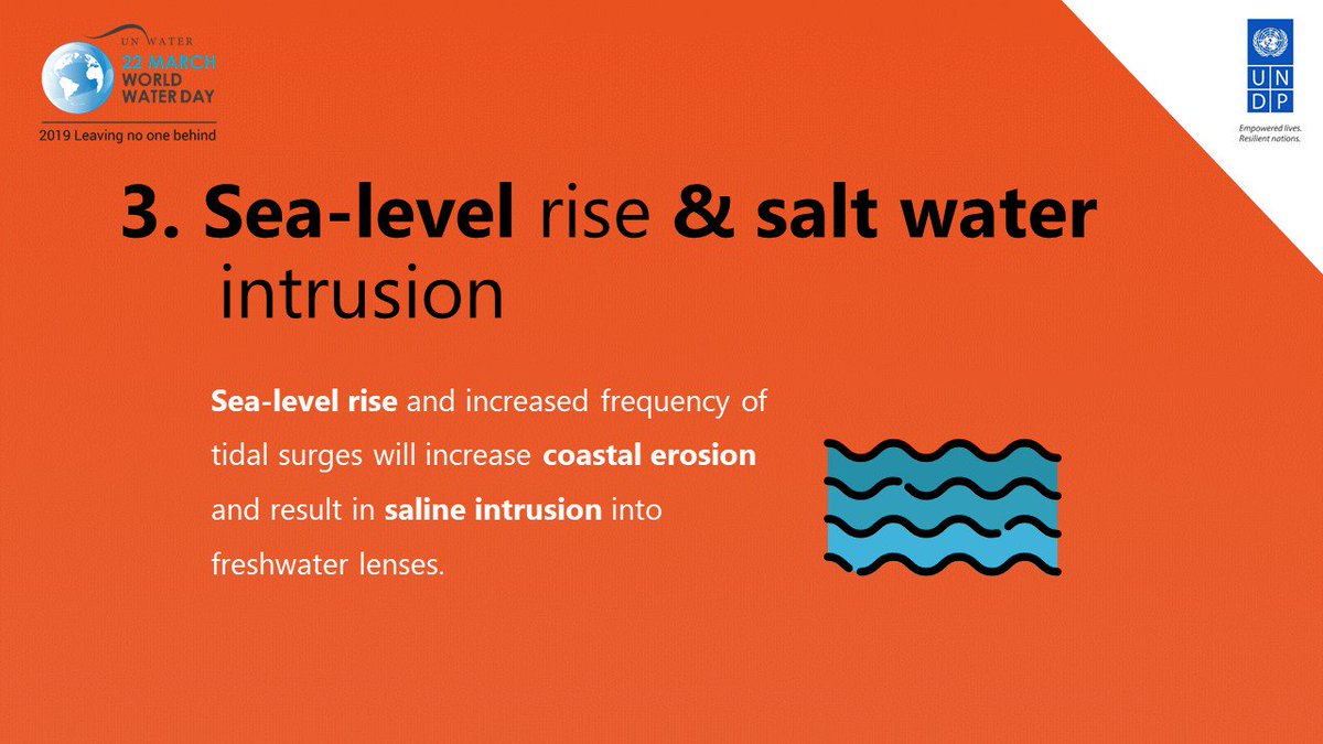 This #WorldWaterDay2019 let's look at the ways how #ClimateChange impacts drinking water of marginalized groups in Small Island Developing States (SIDS). 
💧
💧
💧
#LeavingNoOneBehind  #WaterActionDecade #SDG6