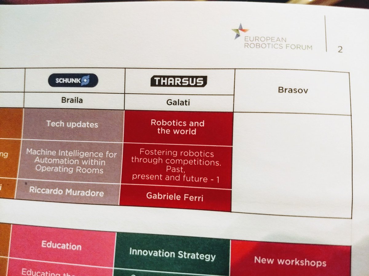 ERLrobotleague's tweet photo. We will be at #erf2019 tomorrow. Workshop on "Fostering #Robotics through competitions". See you there! #bucharest #ERL #EuropeanRoboticsLeague #EuropeanRoboticsForum @RoboticsEU 🇪🇺 @SPARCrobotics https://t.co/bD8XRr0IwP