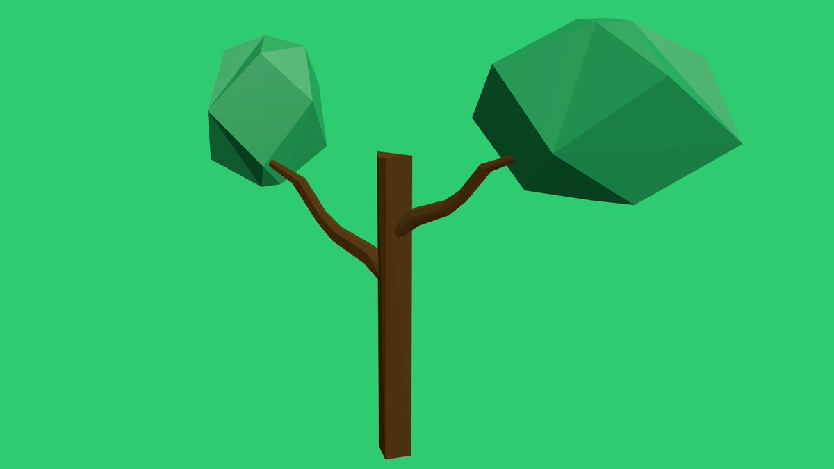 cinoment's tweet photo. A model of another tree that will be shown in the background of the game
.
.
#gamedev #indiedev #indiegame #indiemobilegame #mobilegame #kungfubull #flip #animation #madewithunity #madewithblender https://t.co/JibajnM3IZ