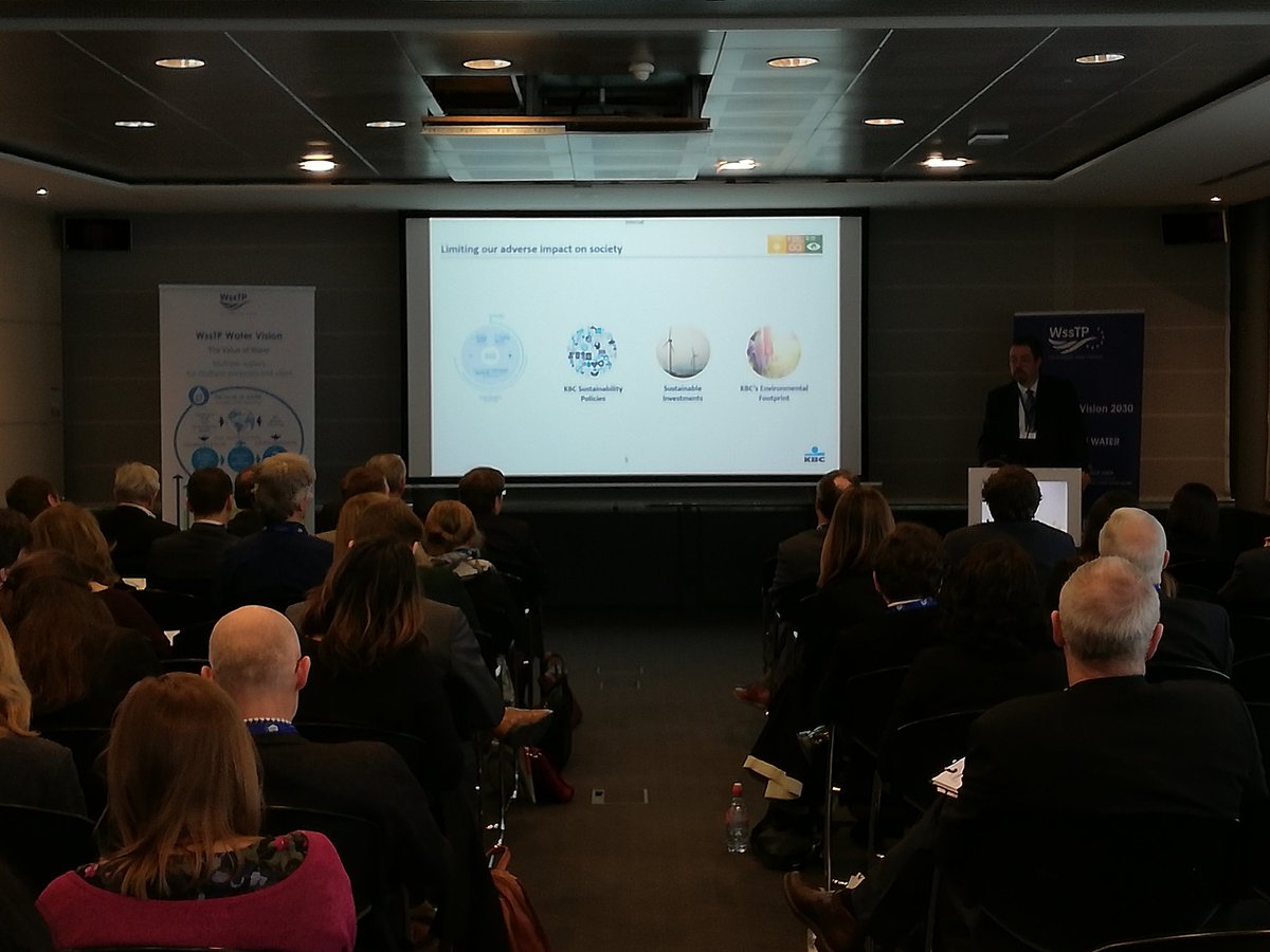 H20EU's tweet photo. Kim Creten @kbc_group ➡️ Sustainability 4 us is living up to our stakeholders’ expectations not just now but also in the future by encouraging responsible behaviour; limiting #negativeimpact 📉 #positive through #financialliterary #entrepreneurship & #environmentalresponsibility https://t.co/BWU7mFfarq