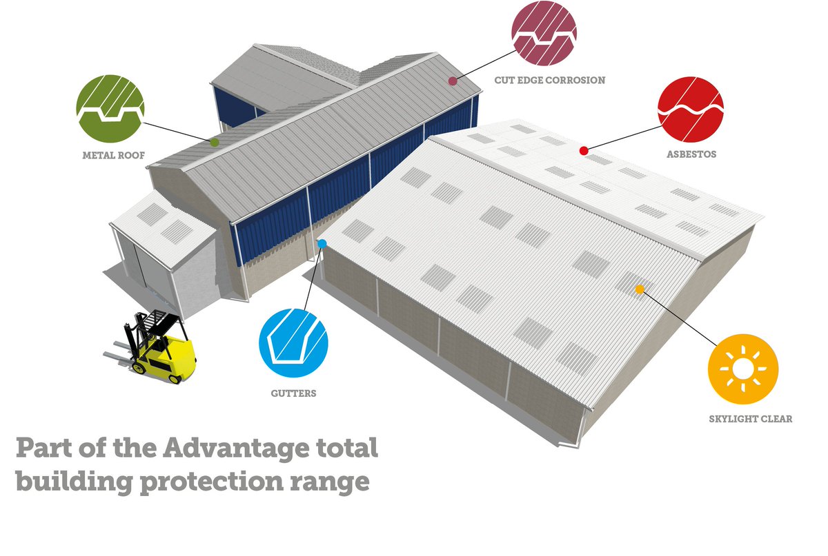 AlltimesCoating's tweet photo. For the first time, the #roofing industry can deliver commercial and industrial building owners with a moisture tolerant recoatable system, following the launch of Advantage. Perfect for gutters , cut edge corrosion and asbestos and metal #roofs.

Go to: https://t.co/1tJ3miM4wW https://t.co/p1EXxYKmnl