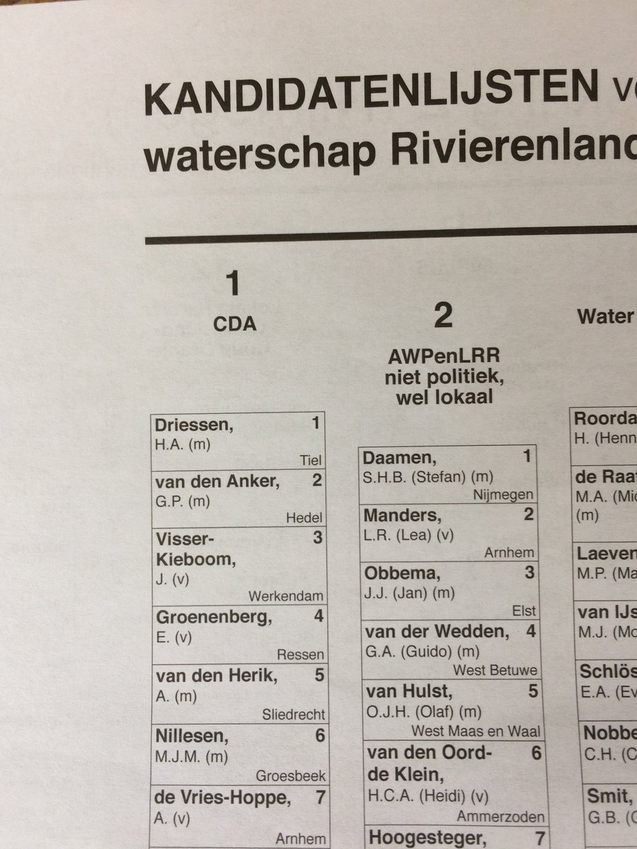 Geen woorden, maar daden! Dat heeft Gerard van den Anker als bestuurder lange tijd in Rivierenland laten zien. Waterschap Rivierenland heeft behoefte aan sterke bestuurders en Gerard van den Anker is een sterke en betrouwbare bestuurder . Stem daarom op CDA lijst 1, plaats 2.