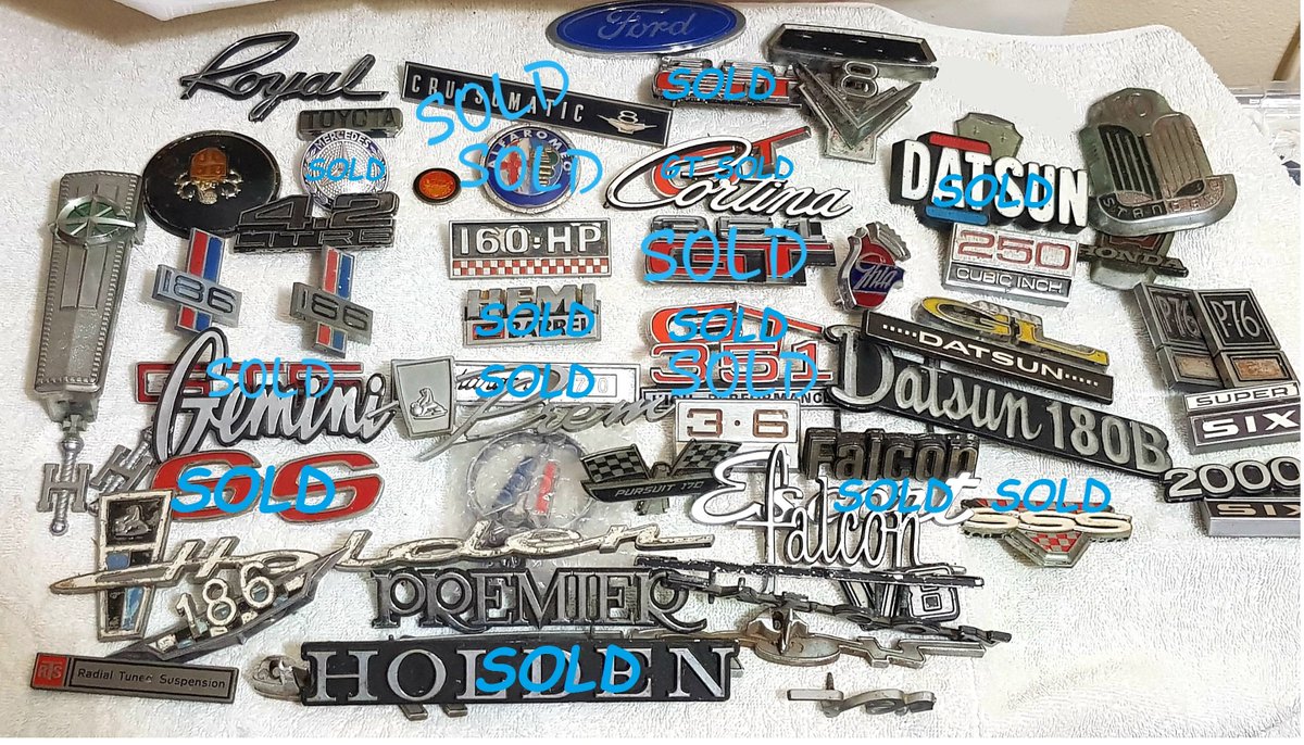 KGheno's tweet photo. 80 CAR BADGES LOGOS EMBLEMS SCRIPTS AVAILABLE all Original | Auto Body parts | Gumtree Australia Auburn Area - Berala | 1203206148 

https://t.co/LbbtWNSEQS https://t.co/Q5dBpaXTDN