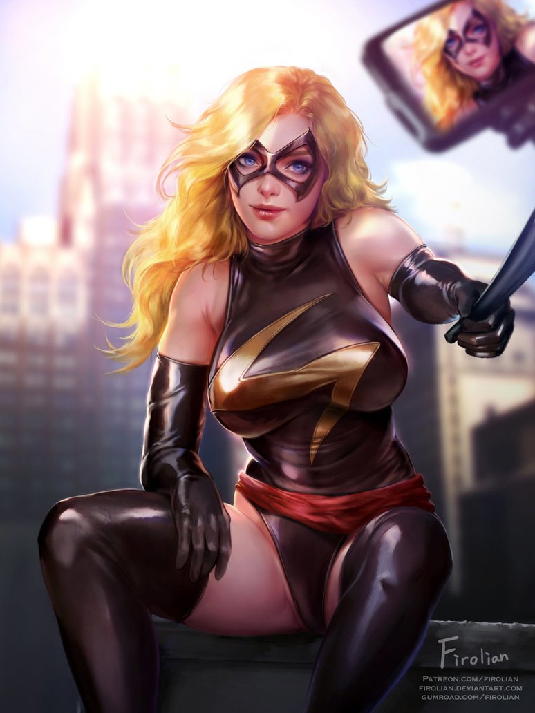 Ahmy🐰 on X: Ms Marvel 💖 art by Firolian t.coSuUjONJvEt  X